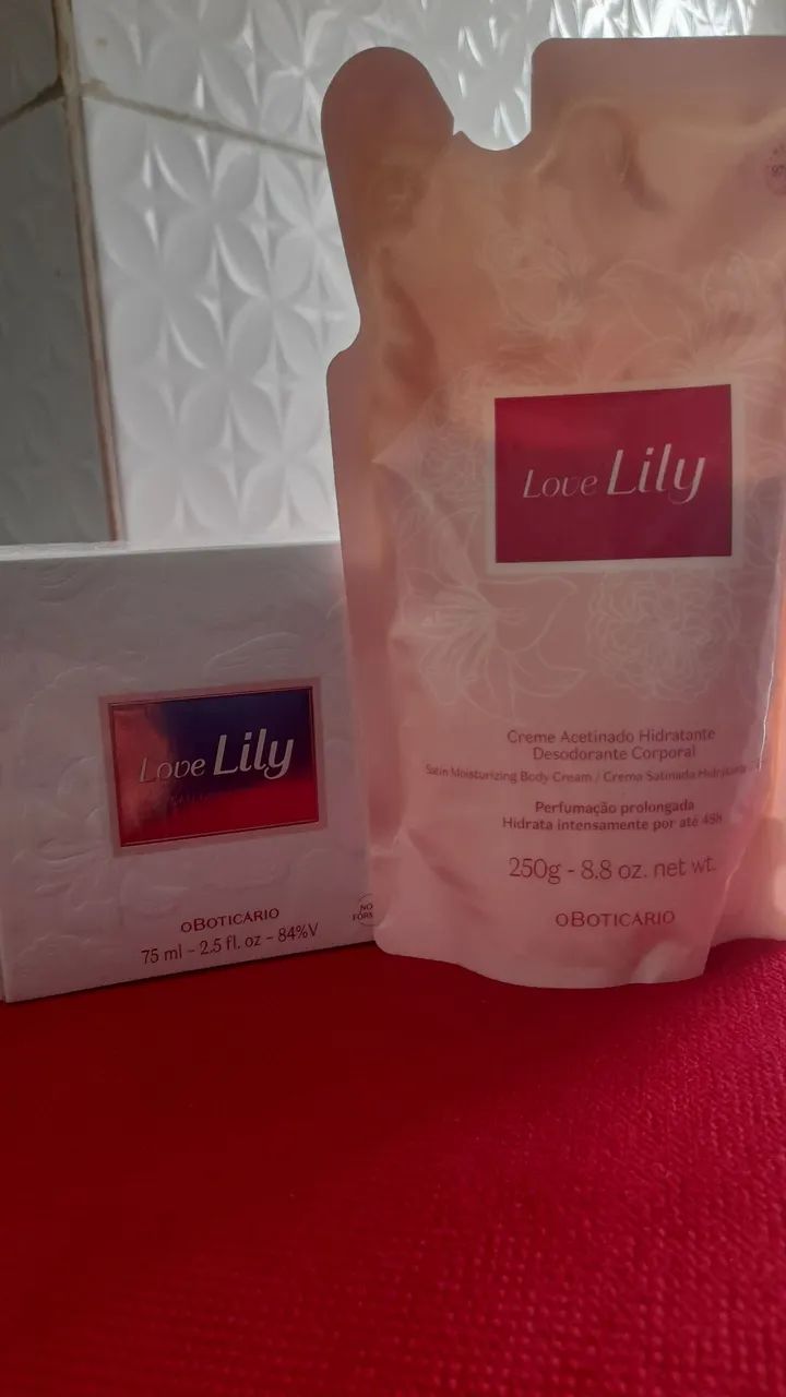  lily love perfume + hidratante 