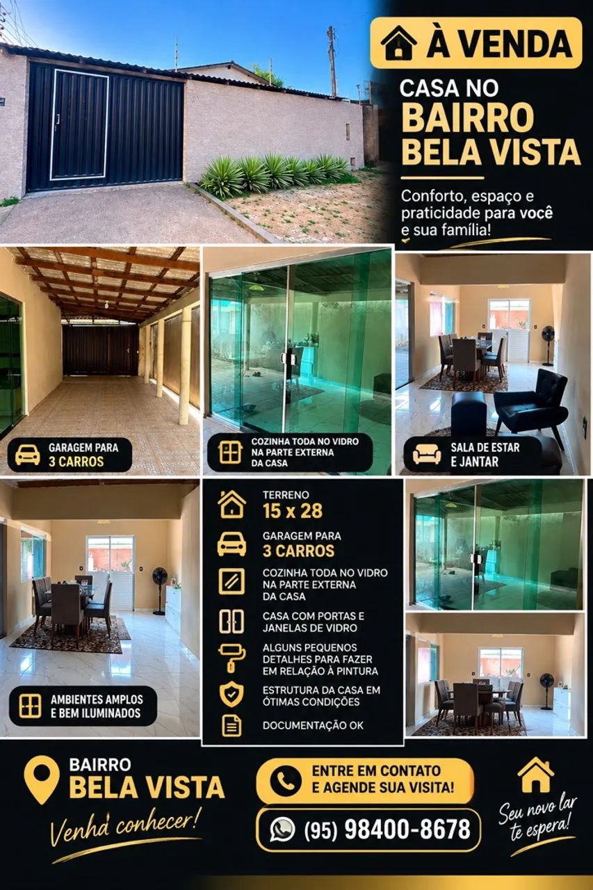 Casa a venda bairro bela vista 