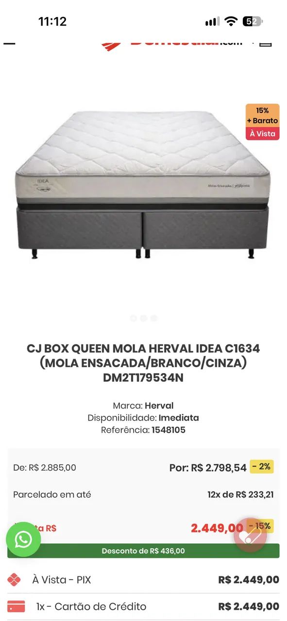 Cama box queen herval  - Foto 2