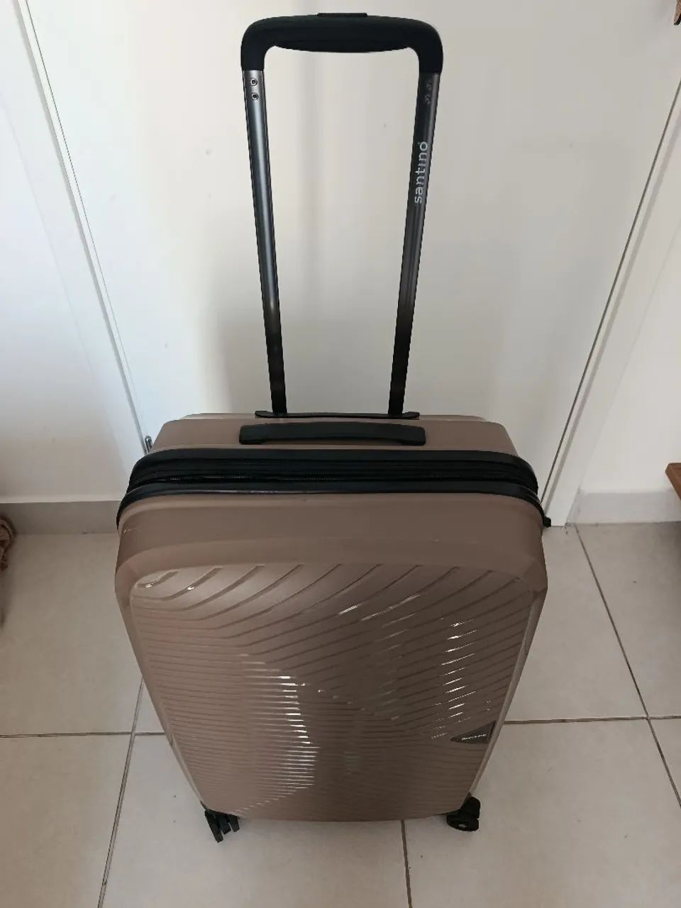 Mala de Viagem Média Santino Bege - Foto 2