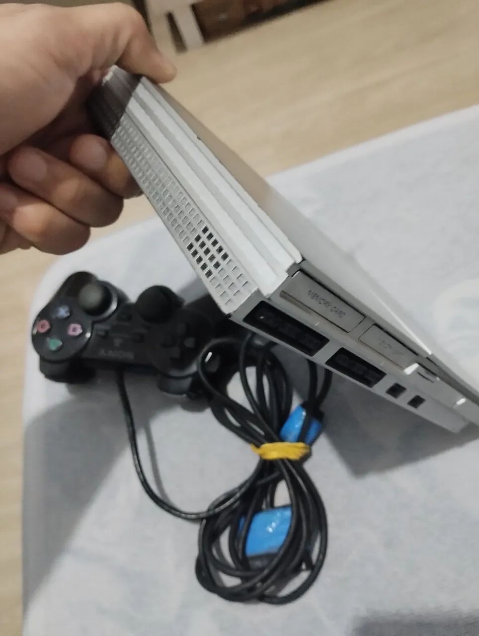 PlayStation 2 prata leitor 100% - Foto 5