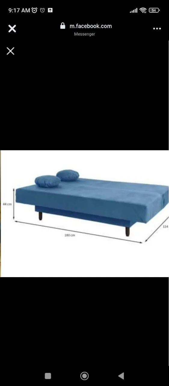 Sofá cama 3 lugares - Foto 3