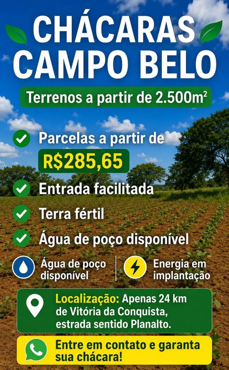Chácaras campo belo