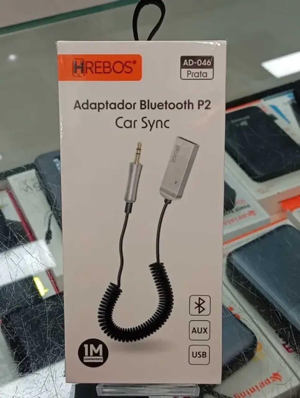 ADAPTADOR BLUETOOTH P2 PARA CARRO HREBOS