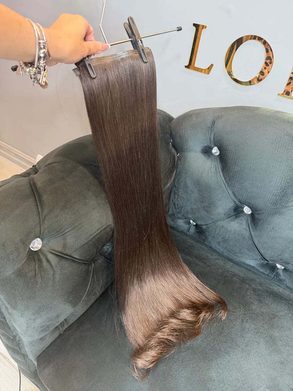 Cabelo humano 80 ctm Brasileiro 