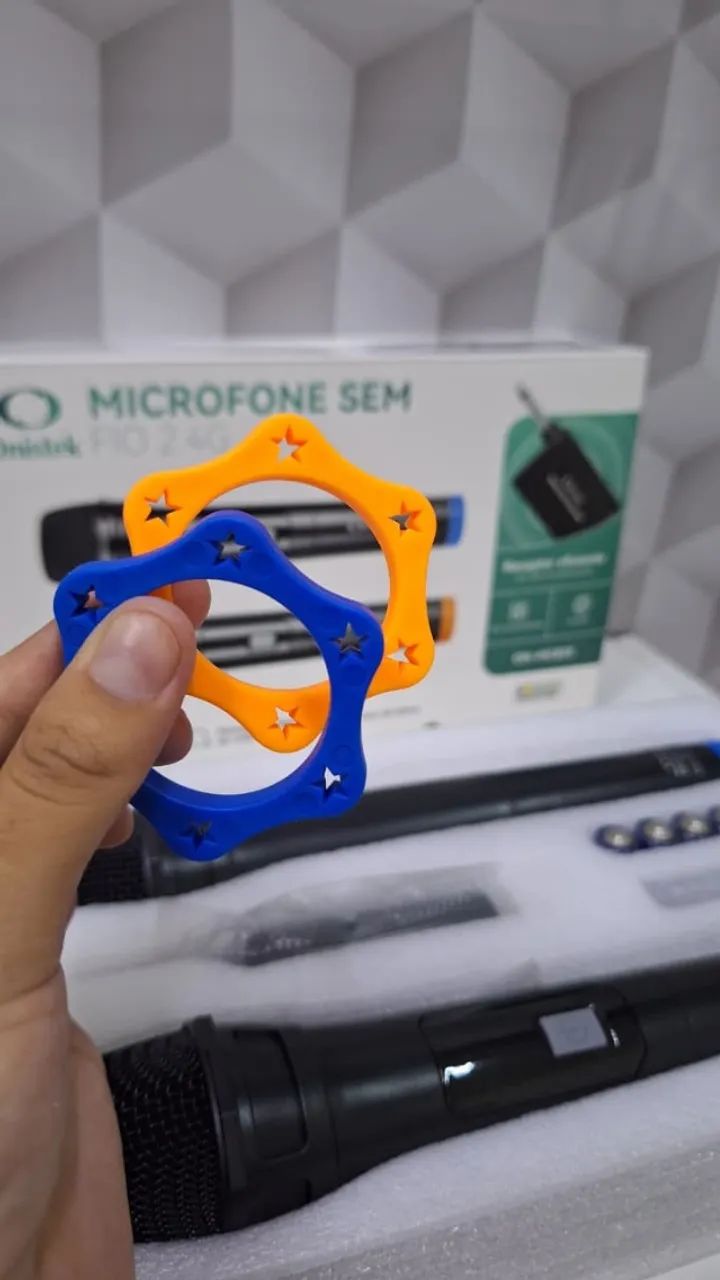 MIcrofone sem fio 2.4G - Foto 5