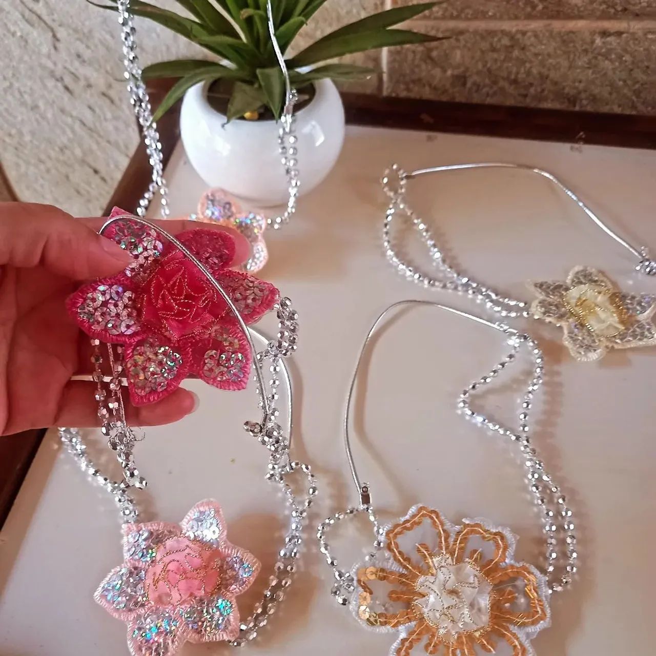 Faixa flor elastico - Foto 3