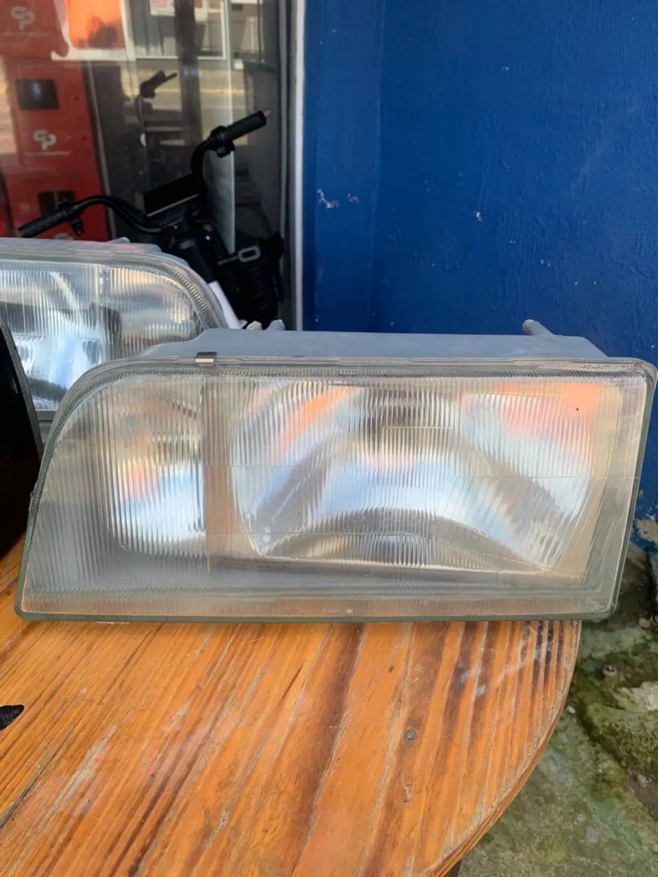 Par de farol opala com piscas  - Foto 3