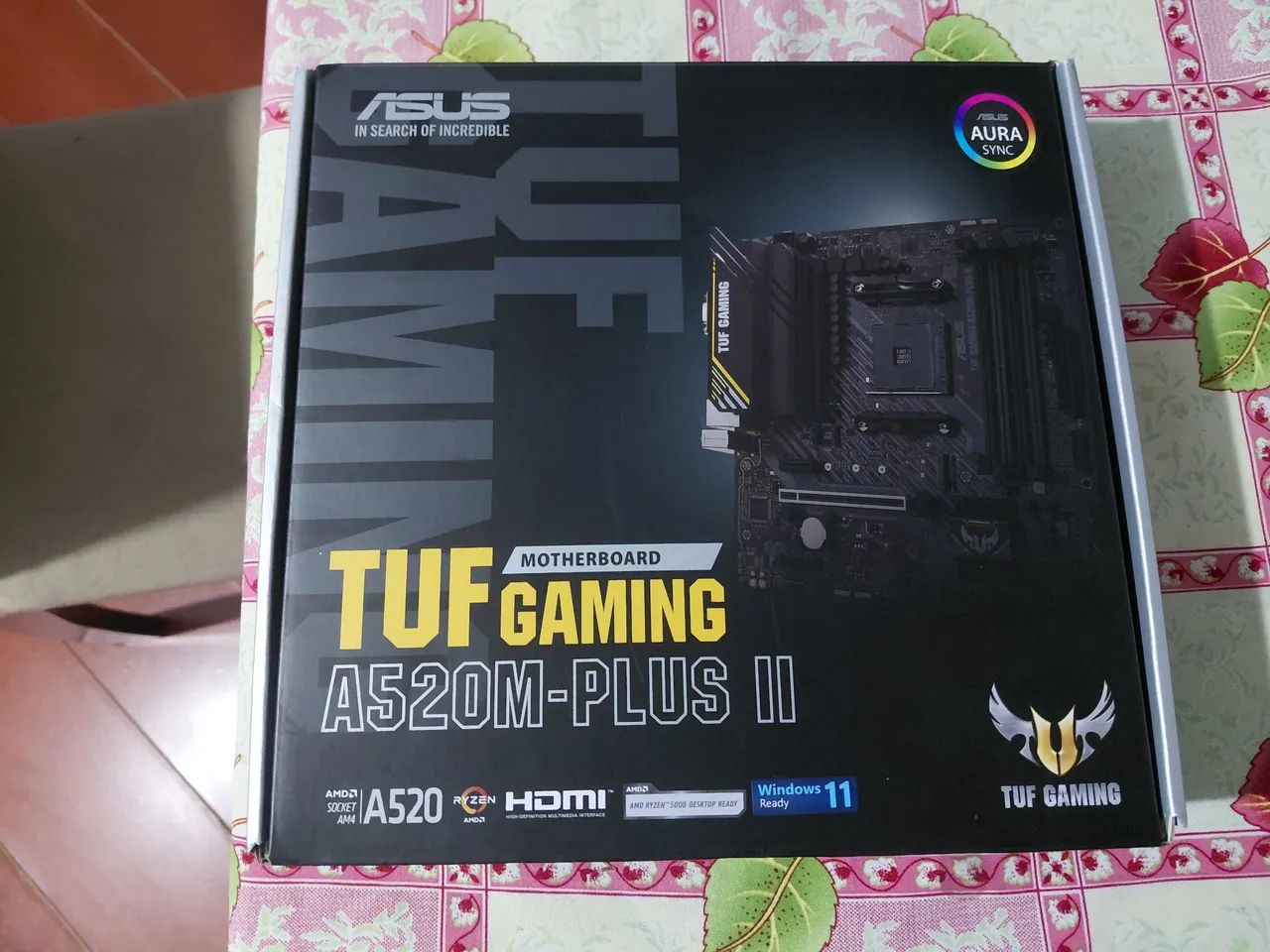 placa mãe asus tuf a520m plus II NUNCA USADA!!
