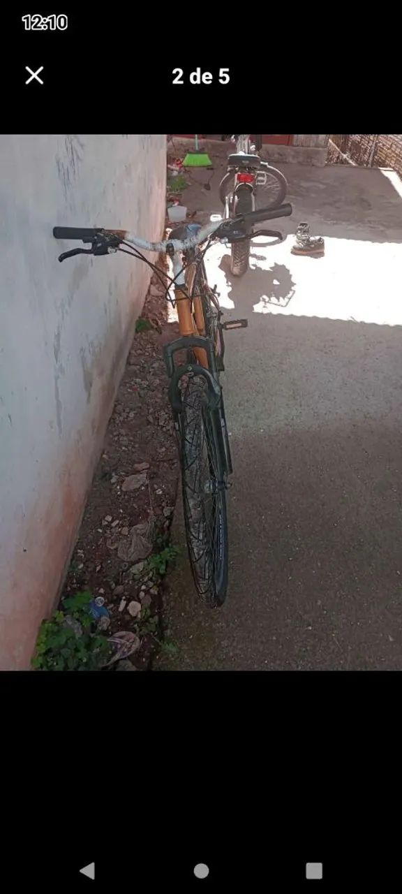 Bicicleta com amortecedor dianteiro e no quadro - Foto 5