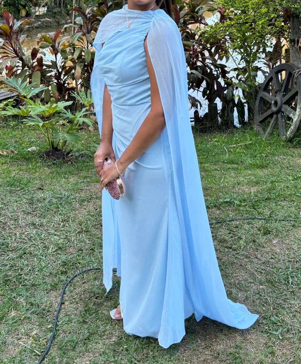 Vestido festa - Azul  - Foto 2