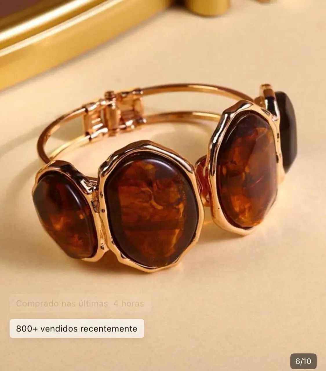 Bracelete marrom 