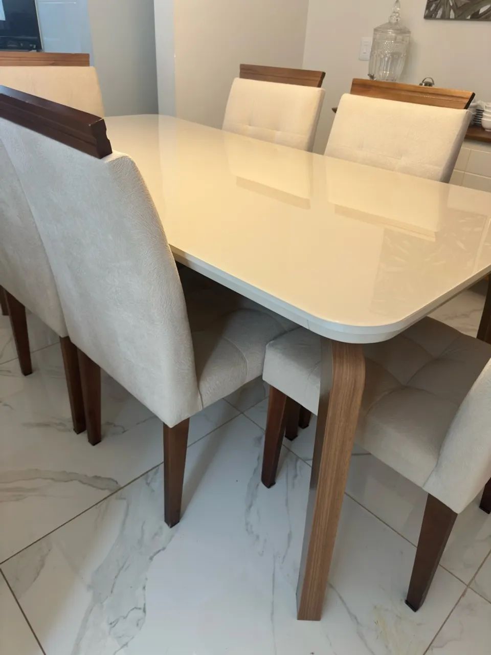 Mesa de jantar com 6 cadeiras  - Foto 3