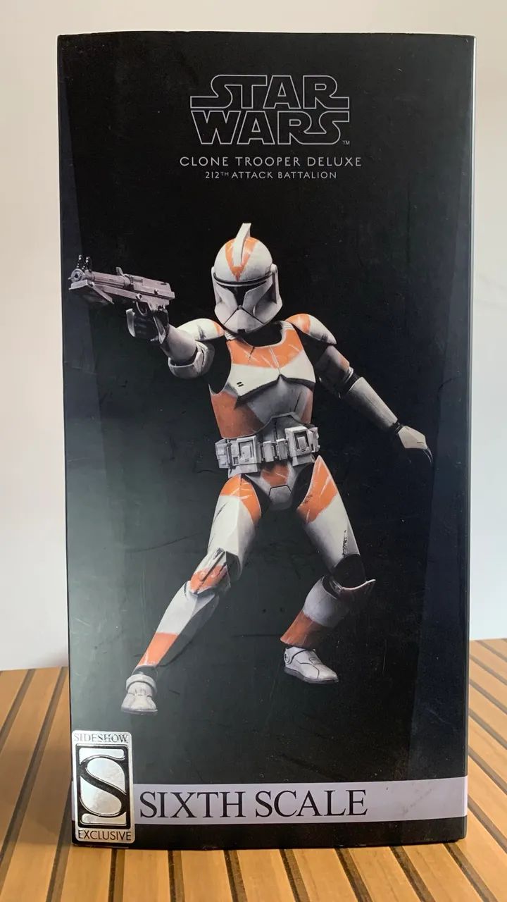 Figura Star Wars Clone Trooper deluxe Sideshow (Hot Toys