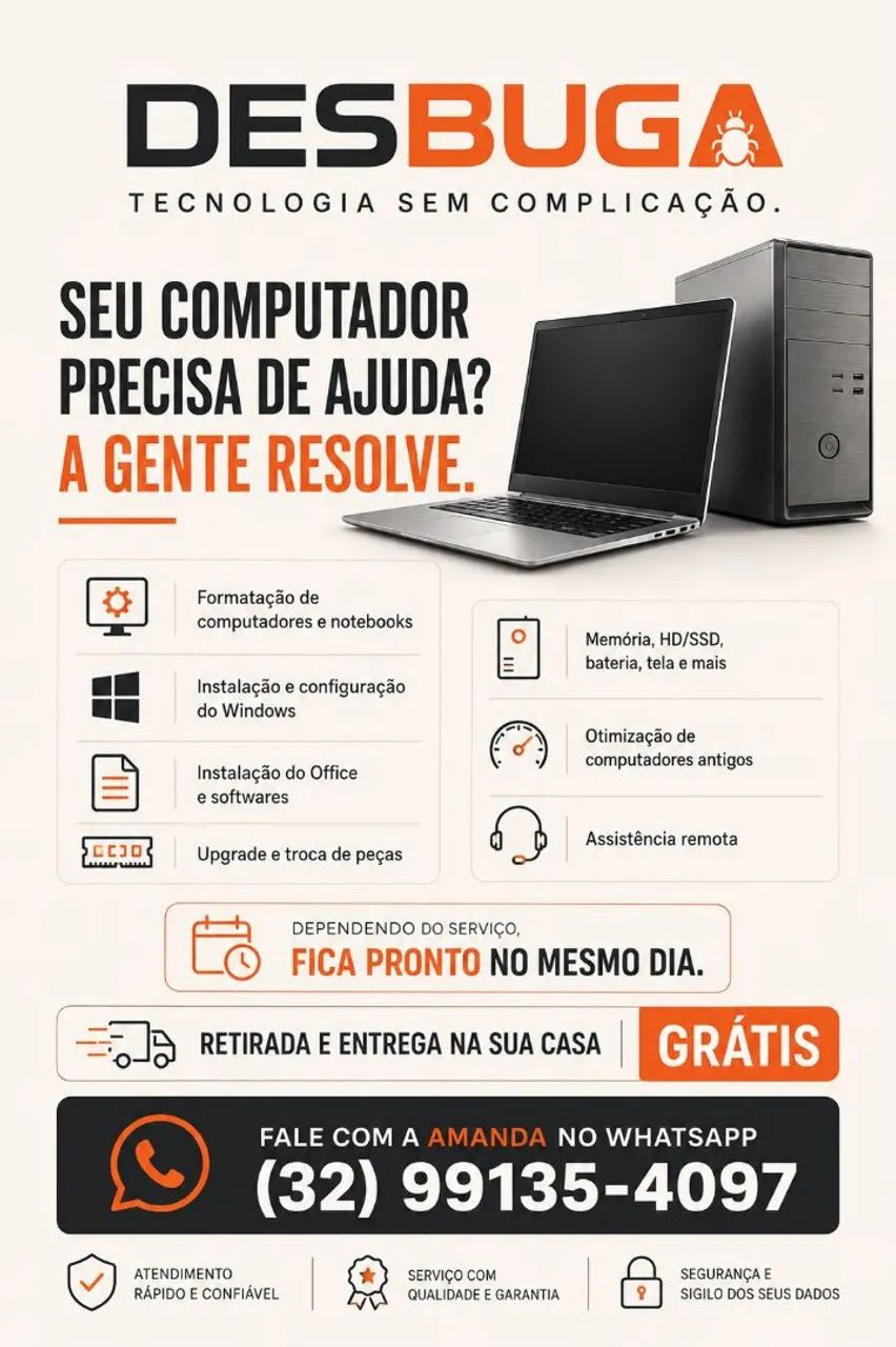 Manutenção de Computador e Notebook - Foto 2