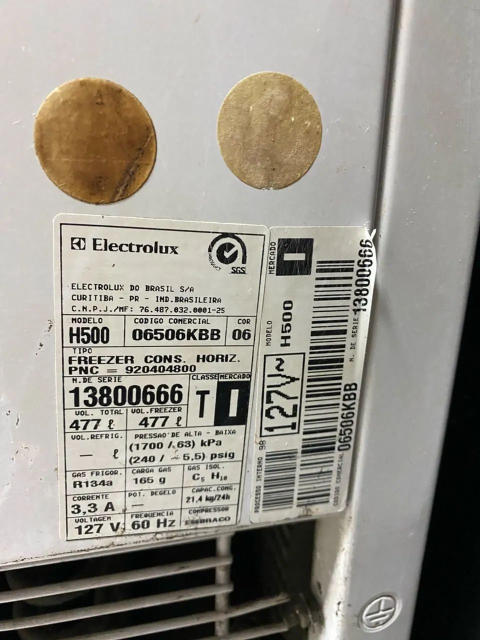 Freezer Eletrolux Mod. H500 - Foto 5