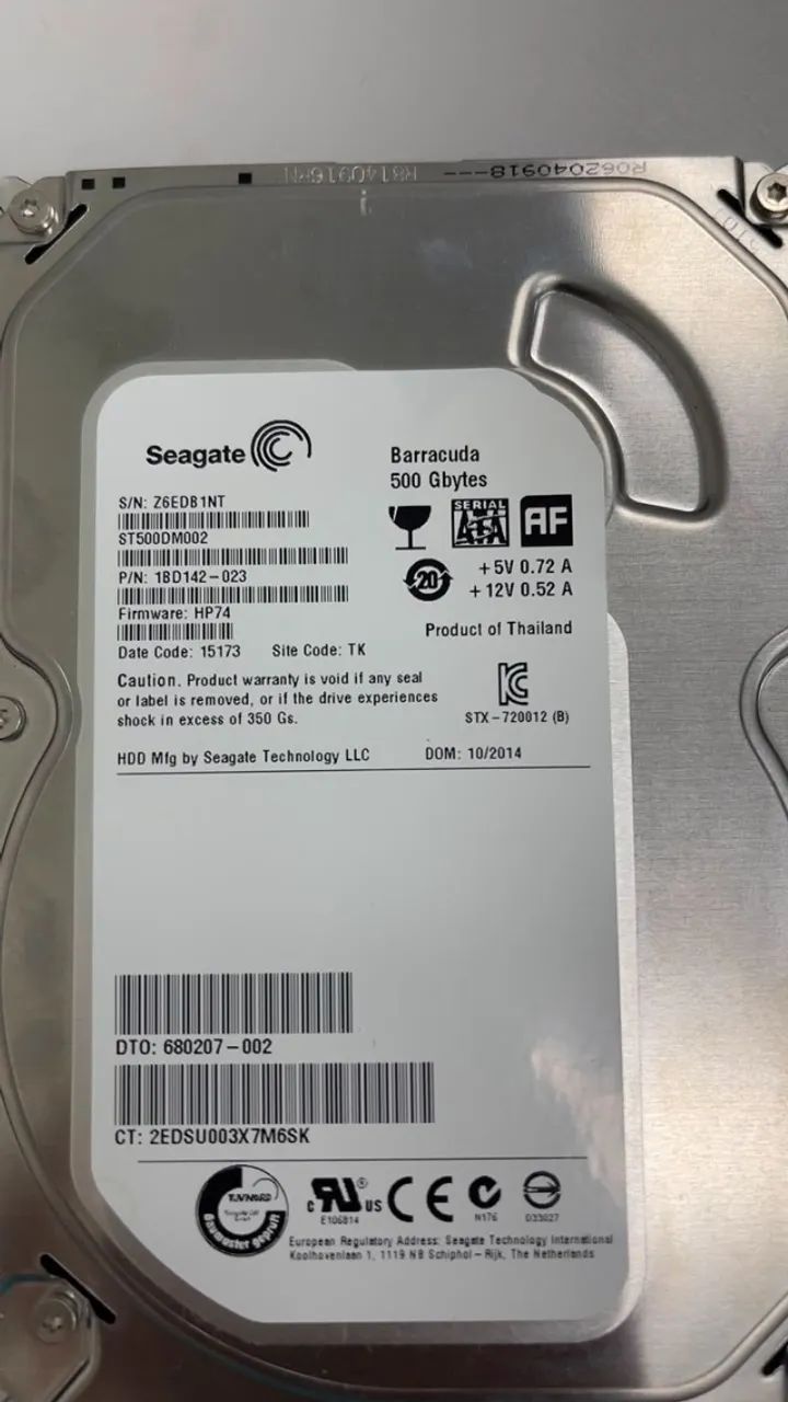 HD 1TB HD 500GB - Foto 2