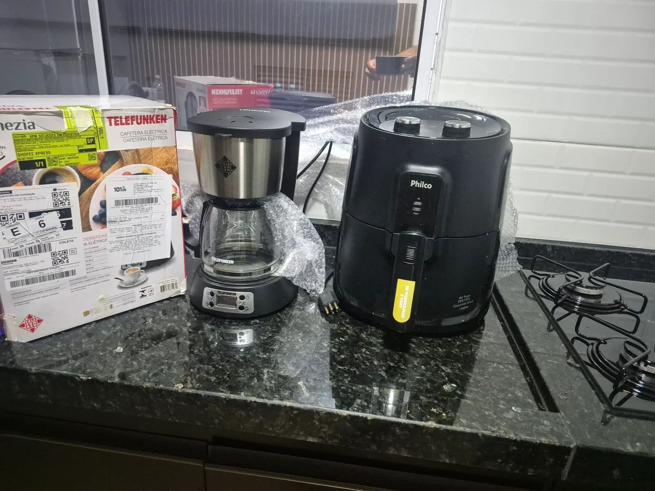 Cafeteira , programável,  nova na caixa, ferro de passar blaken Decken. - Foto 4