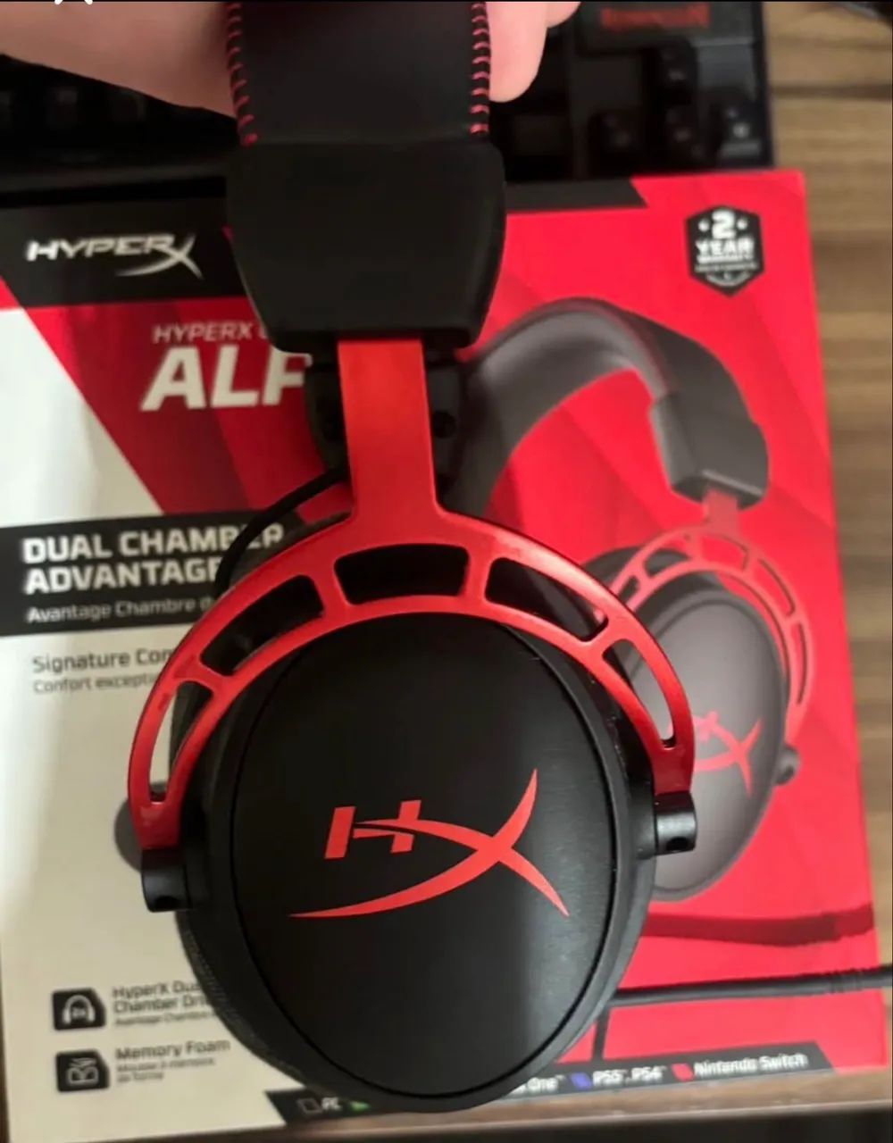 HEADSET HYPERX CLOUD ALPHA444717085335244800