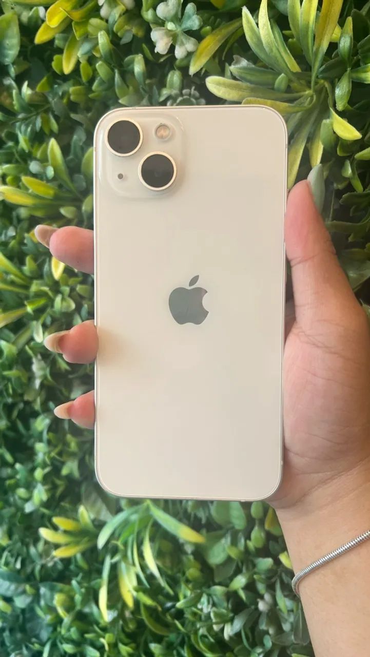 iPhone 13 branco de 128GB - Foto 2