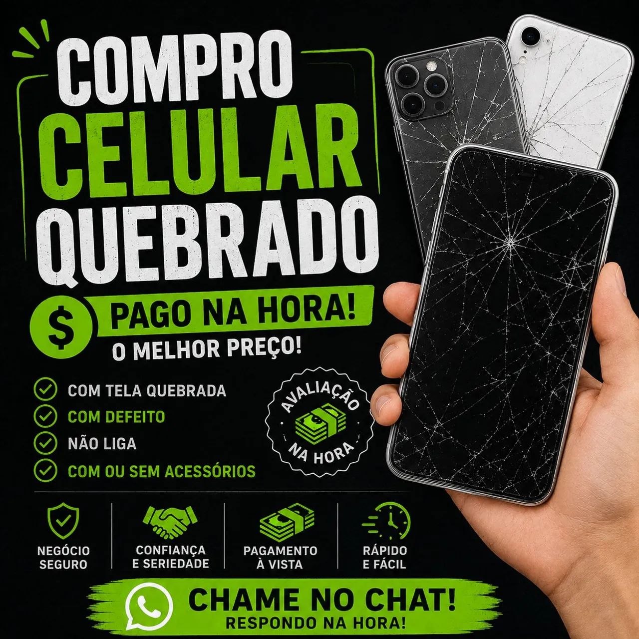 Compra o celular 