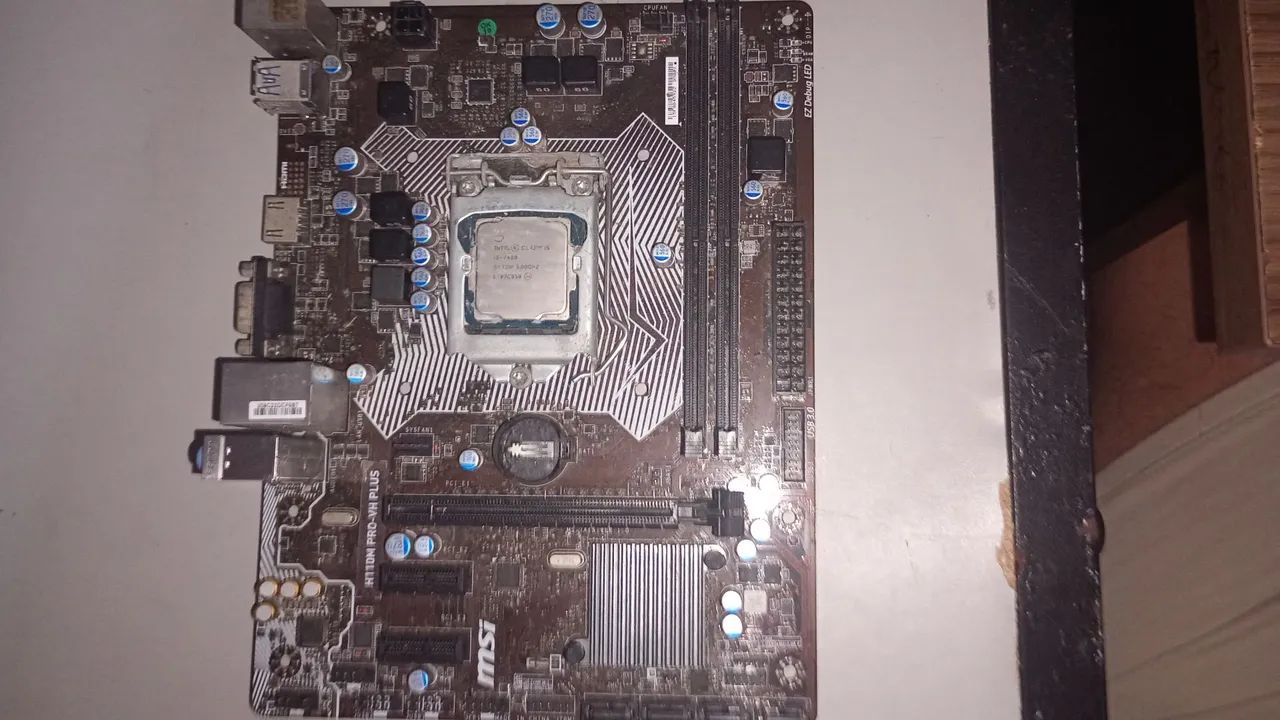 Placa mãe h110m pro + i5 7400 