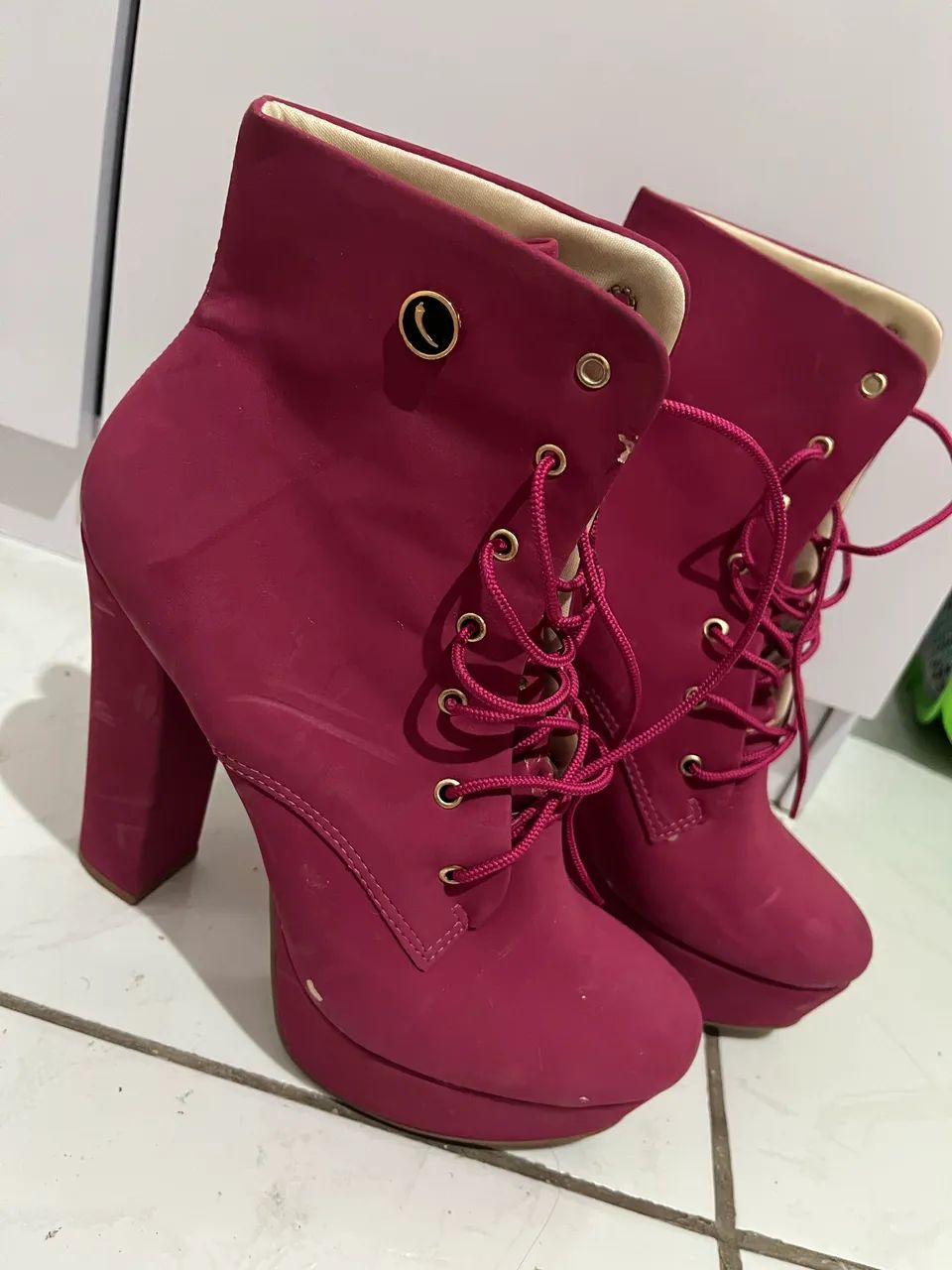 Bota rosa Sal e Pimenta - Foto 2