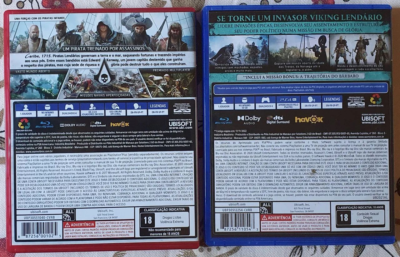 Pack Assassin's Creed (Usado) - PS4 - Foto 2