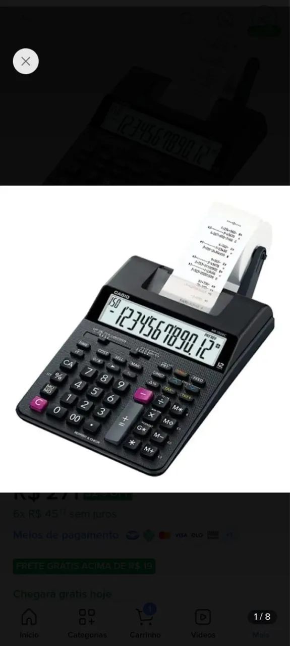 Calculadora de mesa impressora  - Foto 2