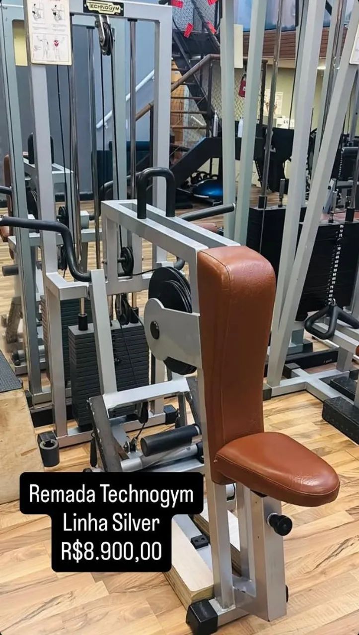 Remada Technogym linha silver 