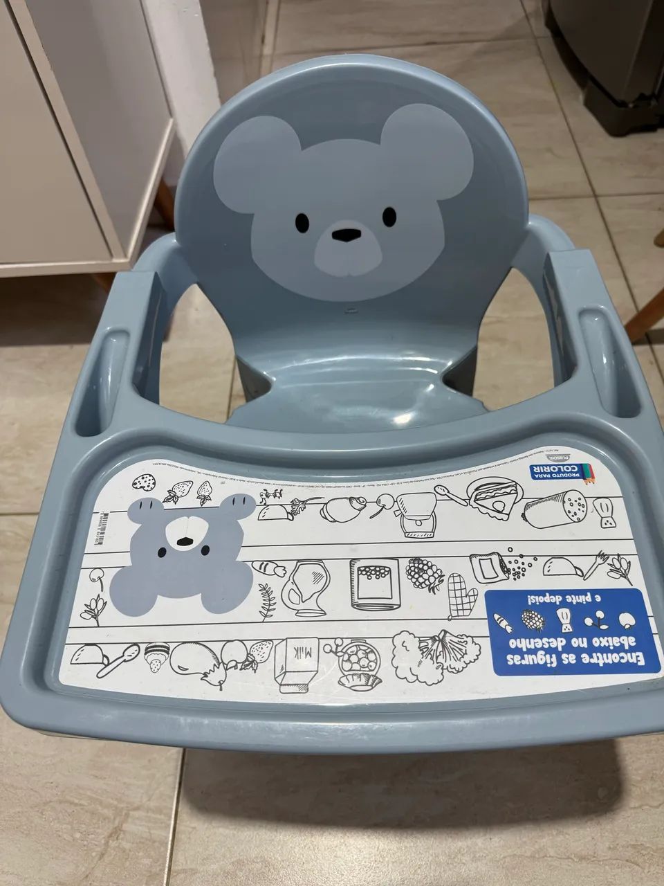 Cadeira de alimentação infantil 