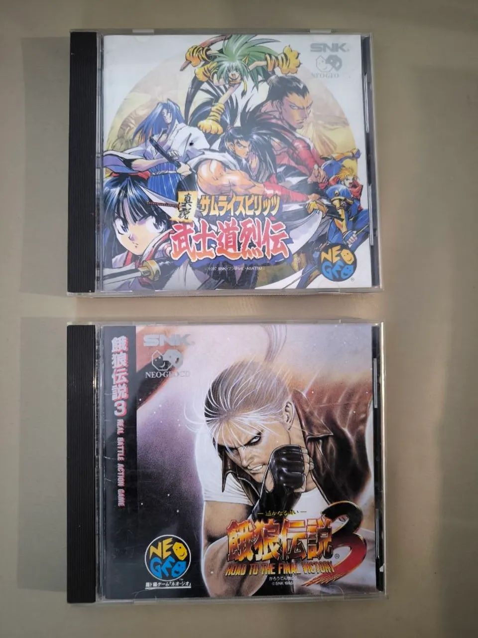 2 jogos para Neo Geo Cd completos