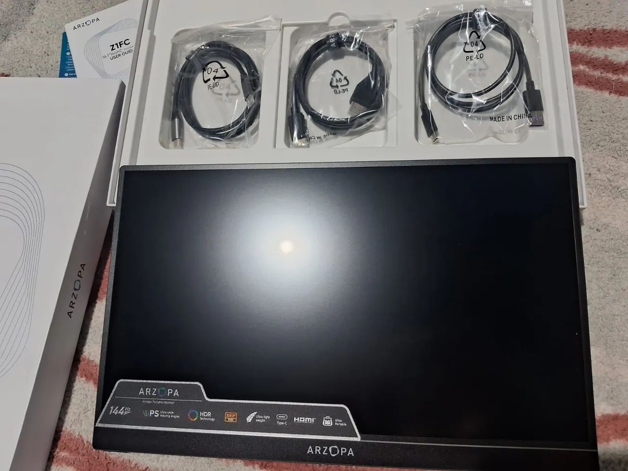 Monitor portátil arzopa 15,6 polegadas Novo  - Foto 5