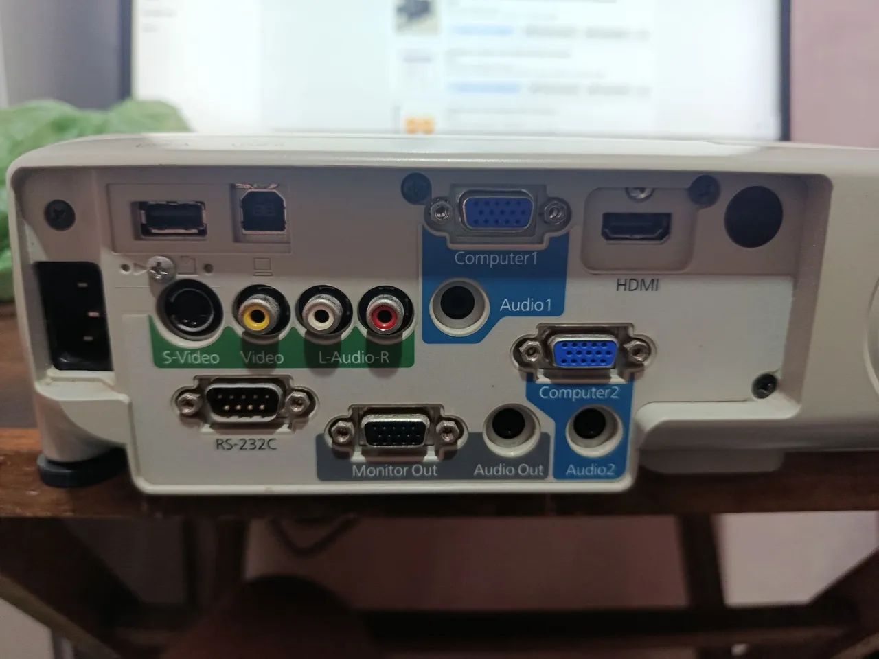 Projetor DataShow Epson PowerLite S17 SVGA HDMI 3LCD - Foto 3
