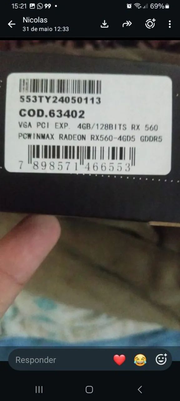 Vendo placa de vídeo  - Foto 3