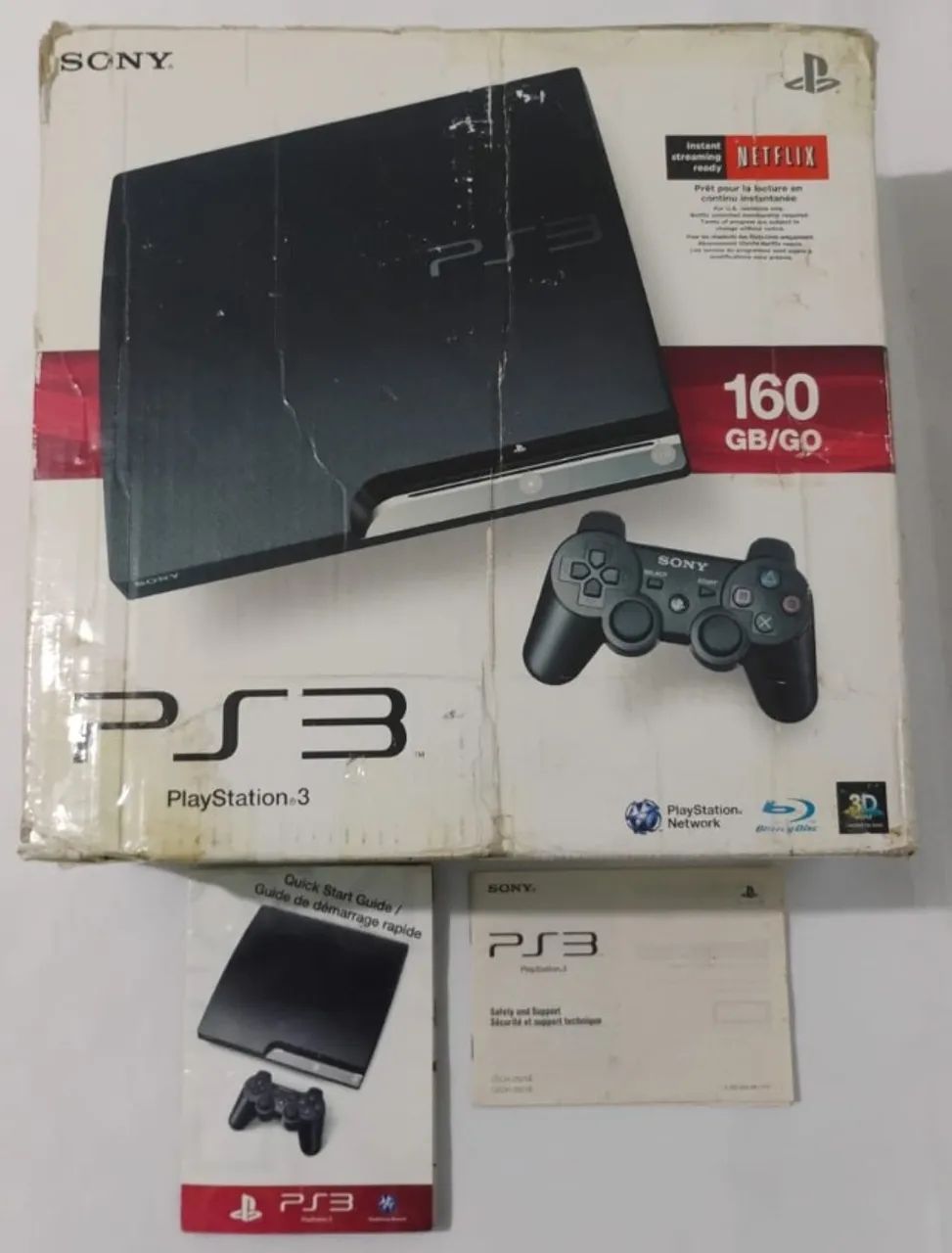 Caixa original PS3 Slim - Peças e Acessórios de Vídeo Game - Santa