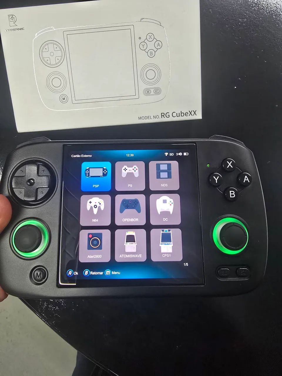Anbernic Rg CubeXX perfeito estado