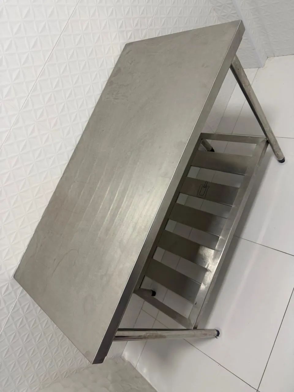 MESA DE INOX NOVÍSSIMA NÃO ACEITO OFERTA! 