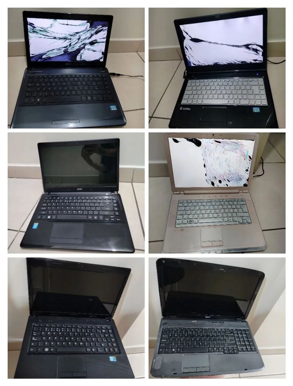 6 notebooks 350 Reais 
