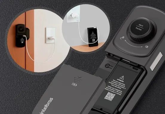 MFR 2040 - Fechadura Inteligente Intelbras com acesso via palma da mão - Foto 4