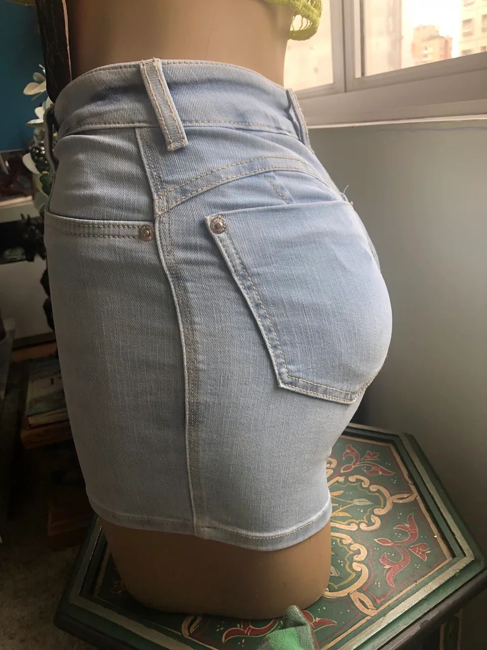 Shorts Jeans 36 Marca Pit Bull Original  - Foto 2
