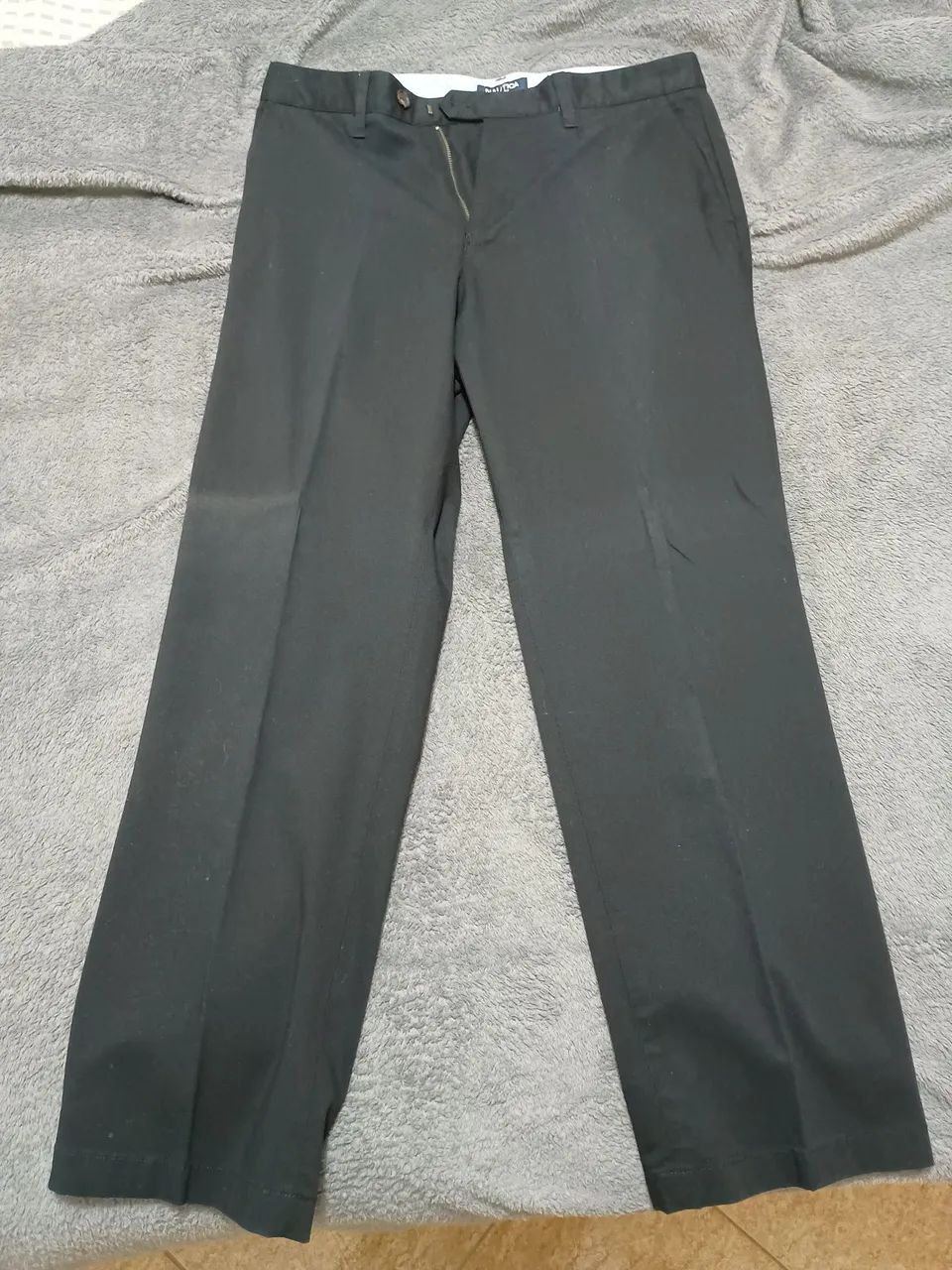Calça de Sarja Masculina Preta Náutica 