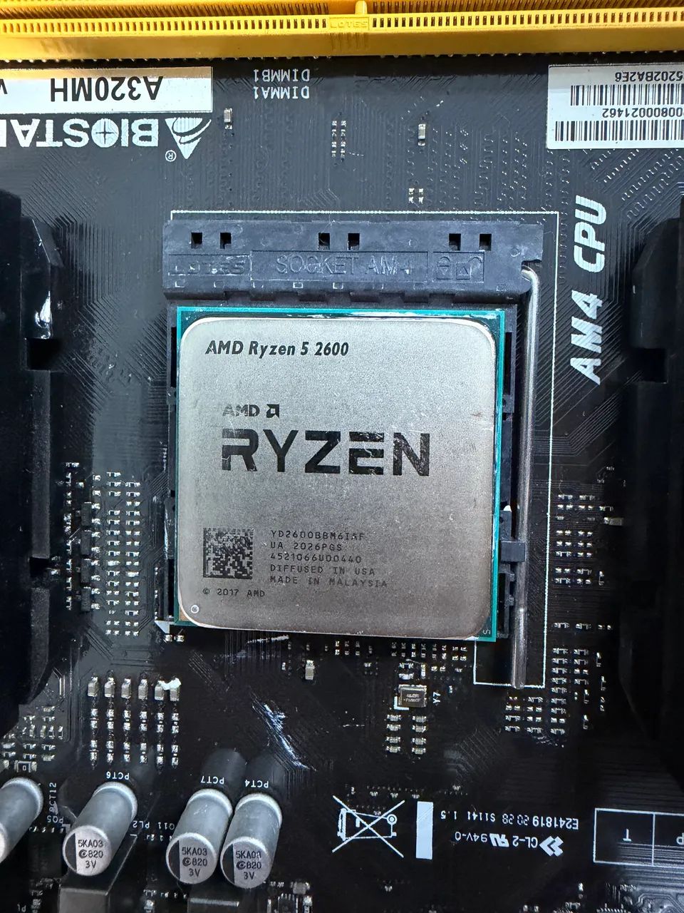 Processador ryzen 5 2600 - funcionando 100%