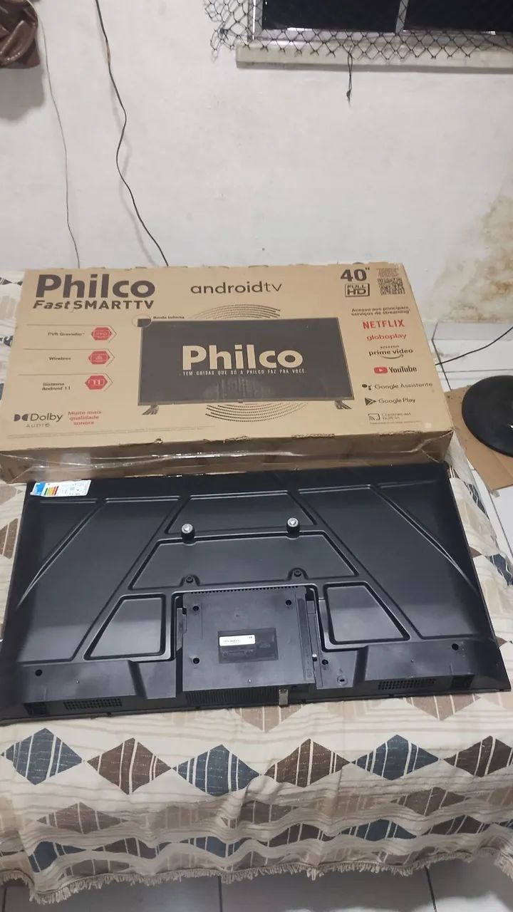 TV Android semi nova 40 PL ainda nos plásticos e com caixa - Foto 3