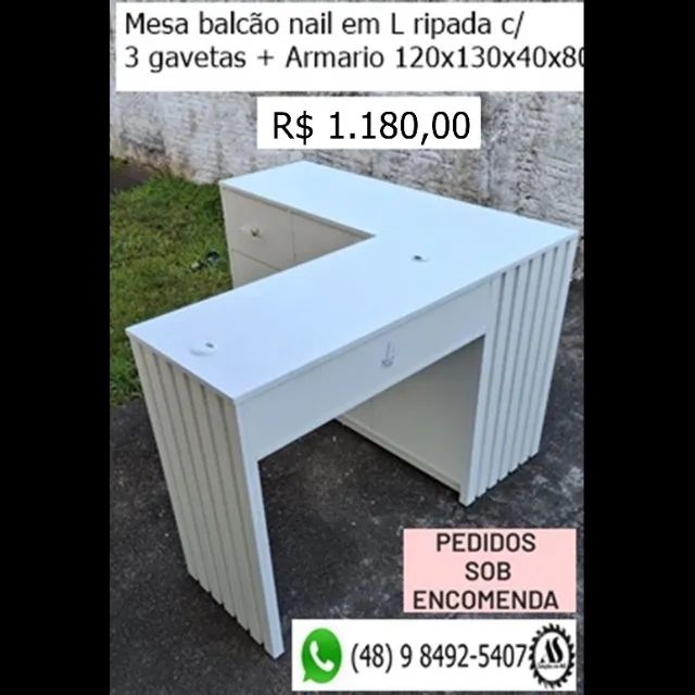 Mesas Profissionais para  Nail Designer 