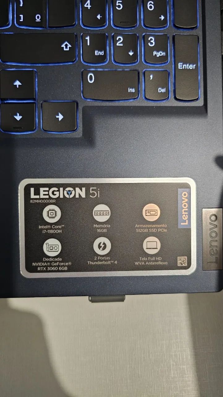 Notebook Lenovo Legion 5i -RTX3060 - Foto 2