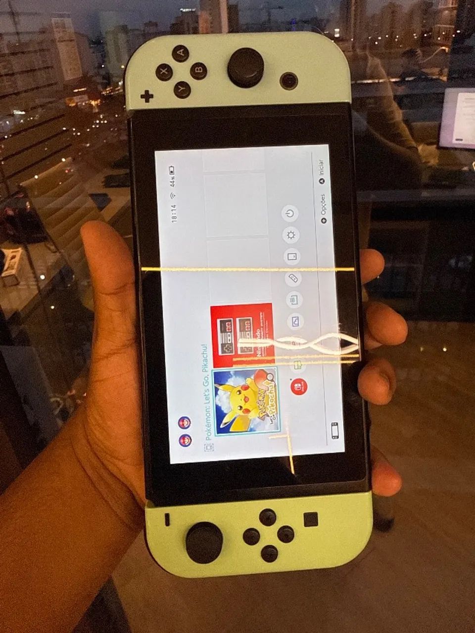 NINTENDO SWITCH V2 VERDE RARIDADE!!!!! - Foto 3