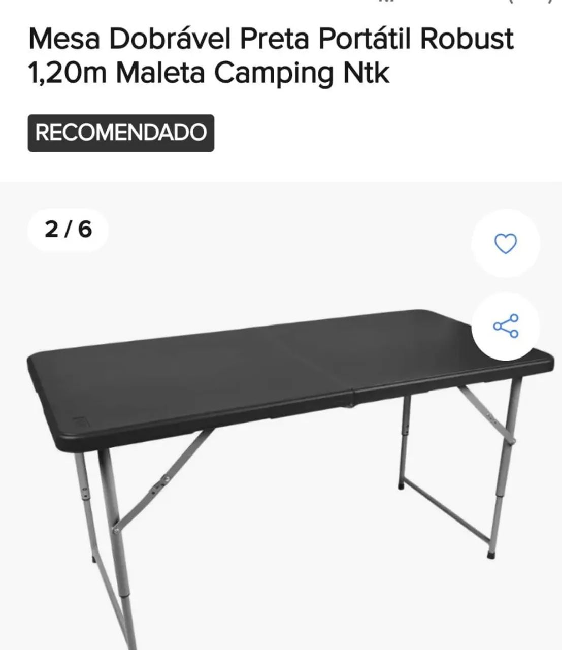 Mesa desmontável 3 tamanhos disponíveis  - Foto 2