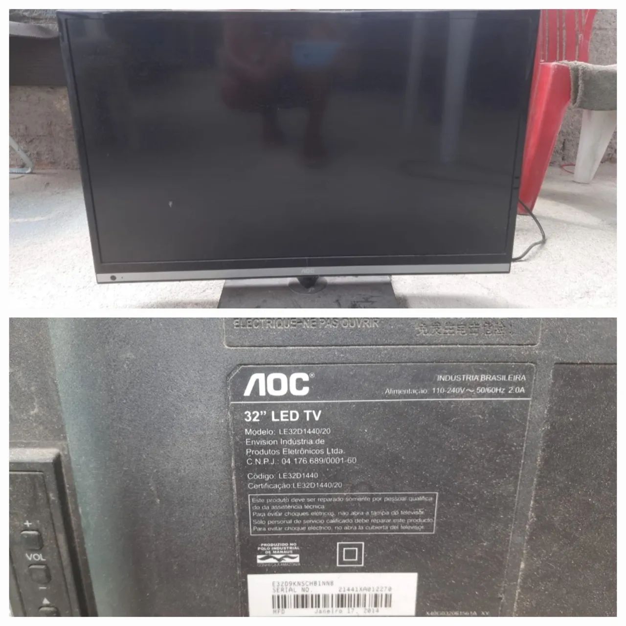 Lote com 5 TV com defeito. - Foto 4