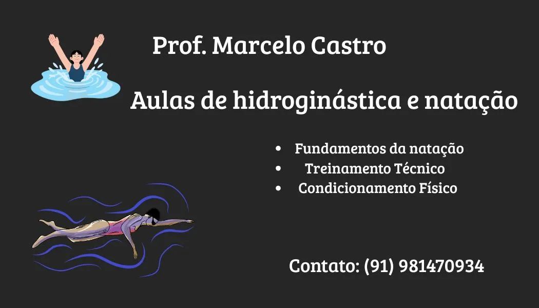Professor particular de natação e hidroginástica.